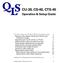 CU-30, CS-40, CTS-45. Operation & Setup Guide