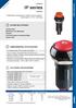 IP series. Pushbutton switches for harsh environments bushing Ø 12 mm latching DISTINCTIVE FEATURES ENVIRONMENTAL SPECIFICATIONS