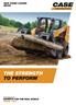 SKID STEER LOADER SR130 THE STRENGTH TO PERFORM.   EXPERTS FOR THE REAL WORLD SINCE 1842