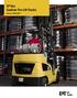 LP Gas Cushion Tire Lift Trucks. Capacity: 3,000-6,500 lb