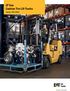 LP Gas Cushion Tire Lift Trucks Capacity: 7,000-15,500 lb