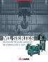 ML SERIES MASTERLINE PRESSURE LUBRICATED AIR COMPRESSORS 5 30HP