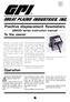 Positive displacement flowmeters GM001 series instruction manual