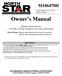 Owner s Manual. Original Instructions for Assembly, Testing, Operation, Servicing, and Storage