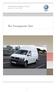 VOLKSWAGEN COMMERCIAL VEHICLES Specifications / March Commercial Vehicles. The Transporter Van