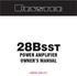 28BSST POWER AMPLIFIER OWNER S MANUAL UPDATED