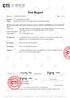 Test Report. Report No. A Page 1 of 14 UF CAPACITORS FACTORY SHAHU ROAD NO.28, ZHAOQING CITY, GUANGDONG,CHINA