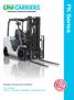 FK Series. Diesel Powered Forklifts. Tier 4 Diesel 4,000 7,000 lbs. Capacities Pneumatic Tire