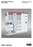 Low-voltage switchgear MNS Light W. Installation, handling and operation. ABB LV Systems