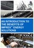 AN INTRODUCTION TO THE BENEFITS OF IMPRES ENERGY SOLUTIONS