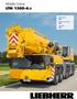 Mobile Crane LTM Lifting capacity: 300 t. Telescopic boom length: 78 m. Hoist height: 114 m