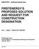 FIRSTENERGY S PROPOSED SOLUTION AND REQUEST FOR CONSTRUCTION DESIGNATION
