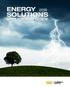 ENERGY SOLUTIONS APPLICATION GUIDE