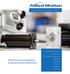 High-Performance Specialty Motors & Application-Specific Motion Systems. Motion Solutions That Change the Game