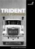 TRIDENT AXLE FORWARD ADAPTABLE. POWERFUL. BUILT FOR BUSINESS.