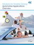 Solutions for Smarter Driving Automotive Applications Overview
