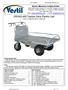 OROAD-400 Traction Drive Electric Cart Use & Maintenance Manual