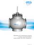 Operating and maintenance manual Control valve ECOTROL Series 6N/6H DN125/5-DN400/16 / 1.0