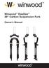 Winwood DeeDee 29 Carbon Suspension Fork. Owner s Manual