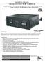 owner s manual IsoCenter-NS Series Rackmount Shielded Isolation Transformer and Power Distribution Center