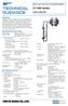 O-1000 Series ORIFLOMETER MOST COST EFFECTIVE FLOW MEASUREMENT GENERAL STANDARD SPECIFICATIONS TYPES AND FUNCITON