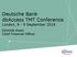 Deutsche Bank dbaccess TMT Conference London, 8-9 September Dominik Asam Chief Financial Officer
