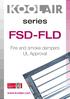 series FSD-FLD Fire and smoke dampers UL Approval