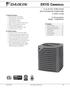 DX11S Commercial & 10-Ton, Three-Phase. Cooling Capacity: 88, ,000 BTU/h