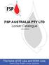 FSP AUSTRALIA PTY LTD Locker Catalogue