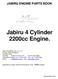 Jabiru 4 Cylinder 2200cc Engine.