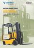 ELECTRIC FORKLIFT TRUCK