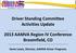 Driver Standing Committee Activities Update AAMVA Region IV Conference Broomfield, CO. Kevin Lewis, Director, AAMVA Driver Programs