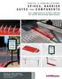 TRAFFIC AND PARKING SYSTEMS SPIKES, BARRIER GATES AND COMPONENTS