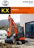 KUBOTA COMPACT EXCAVATOR KX040-4