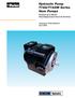 Hydraulic Pump T7AS/T7ASW Series Vane Pumps