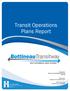 Transit Operations Plans Report