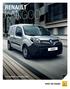 RENAULT KANGOO FITS ANYWHERE. DOES EVERYTHING. DRIVE THE CHANGE
