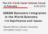 ASEAN Economic Integration in the World Economy -Its Significance and Issues-