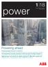 power 1 18 A power protection magazine of the ABB Group Powering ahead