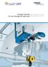 Compact and fast The new Demag DR rope hoist