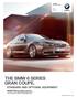 THE BMW 6 SERIES GRAN COUPE. STANDARD AND OPTIONAL EQUIPMENT. BMW EfficientDynamics Less emissions. More driving pleasure.