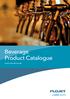 Beverage Product Catalogue QUICK FIND BROCHURE