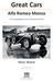 Great Cars. Alfa Romeo Monza. The autobiography of the celebrated Mick Walsh. Edited by Mark Hughes Designed by Andrew Garman