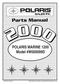 POLARIS MARINE 1200 Model #W000099D Polaris Sales Inc. PARTS MANUAL PN and MICROFICHE PN /00