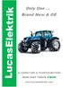 LucasElekt tr. Brand New & OE AGRI FAST TRACK X18/09 ALTERNATORS & STARTER MOTORS.