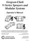 Gregson-Clark V-Series Sprayers and Modular Systems