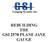 Gauging Systems Inc. REBUILDING THE GSI 2570 PLANE JANE GAUGE