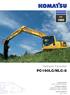PC190LC/NLC-8. Hydraulic Excavator PC 190