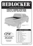 bedlocker TOYOTA TUNDRA STEP SIDE INSTALLATION INSTRUCTIONS (800) ELECTRIC RETRACTABLE TRUCK BED COVER TABLE OF CONTENTS