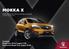MOKKA X PRICE/SPECIFICATION GUIDE. Contents: Model Year (pages 2-28) Pre-current Model Year (pages 30-49) 1 April 2018 Model Year 2018.